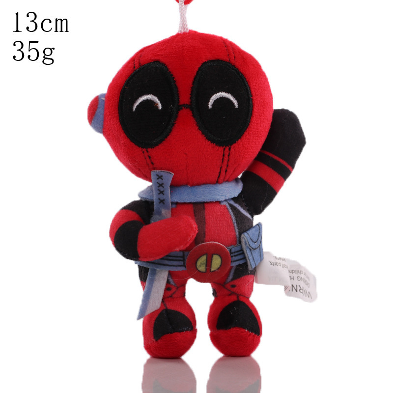Deadpool em pé de 5 polegadas (com versão de espada única) / Como mostrado na imagem