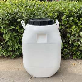 25kg塑料蓝方桶50升耐酸碱包装桶50kg白色油桶50L化工涂料乳胶桶