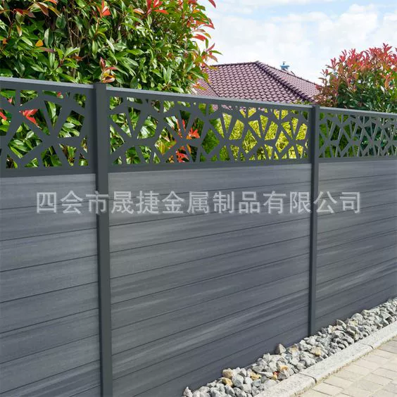 Алюминиевый сплав балконный ограждение виллы терраса внутренний двор забор Сообщество садовый дом открытый забор забор алюминиевые перила