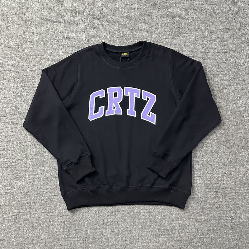 Corteiz Crewneck Sweater Black