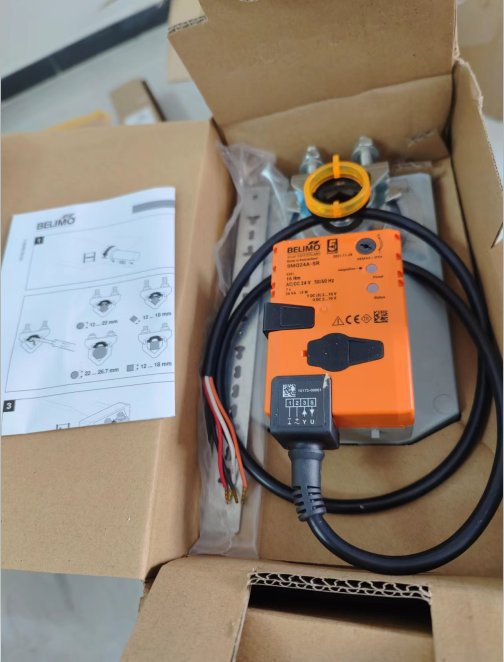 搏力谋变风量电动阀执行器LMQ24A-SR 模拟量控制 运行2.5S