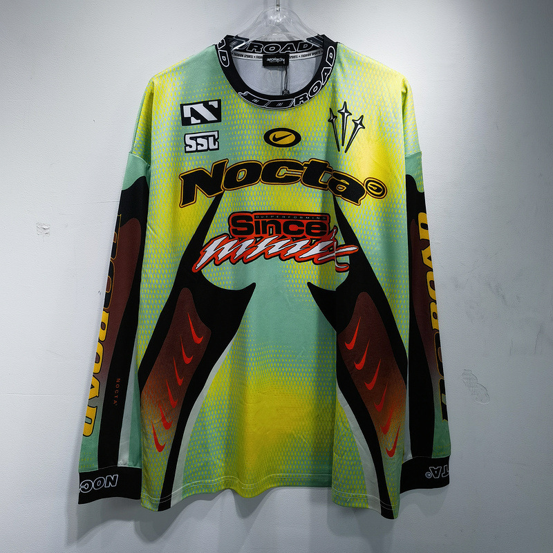 The Niche Fashion Brand Nocta Collaborates with Drake to Launch a Loose-Fitting Long-Sleeve Classic Motorcycle Racing Rabbit Graffiti Design The Niche Fashion Brand Nocta Collaborates with Drake to Launch a Loose-Fitting Long-Sleeve Classic Motorcycle Racing Rabbit Graffiti Design
