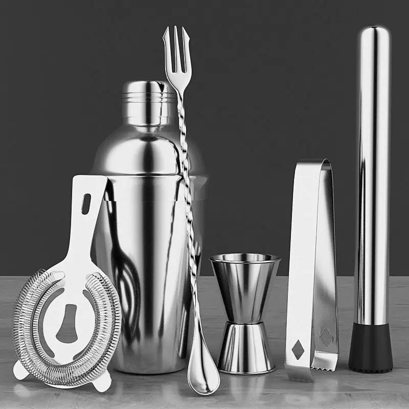 不锈钢跨供应调酒器雪克杯全套鸡尾酒量酒器手摇壶酒吧 调酒套装