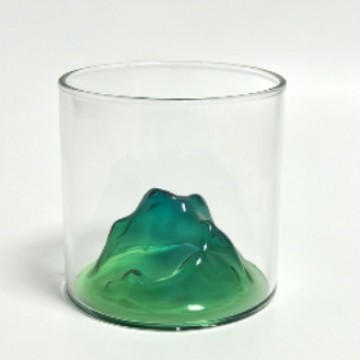 De estilo japonés de cristal de montaña Fuji montaña creativa taza de visualización de whisky taza de vidrio taza de café taza de té taza de espíritus image 14