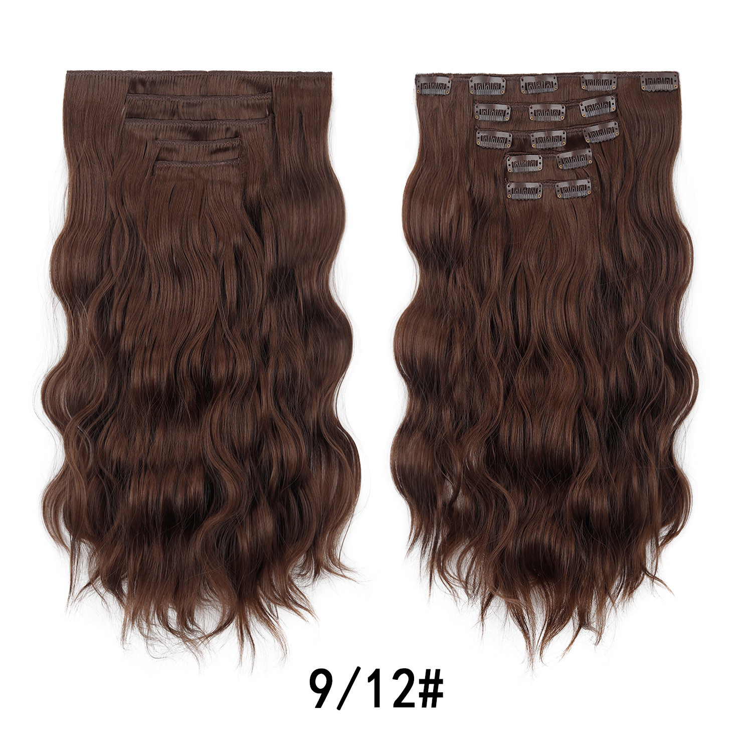 Extension capelli mossi ricci a clip set 5 pezzi_voghion.com