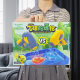 Boxed Children's Flying Saucer Shooter Light Gyro Gun Ejection Flying Bamboo Dragonfly Rotating Frisbee Outdoor Boys Toy