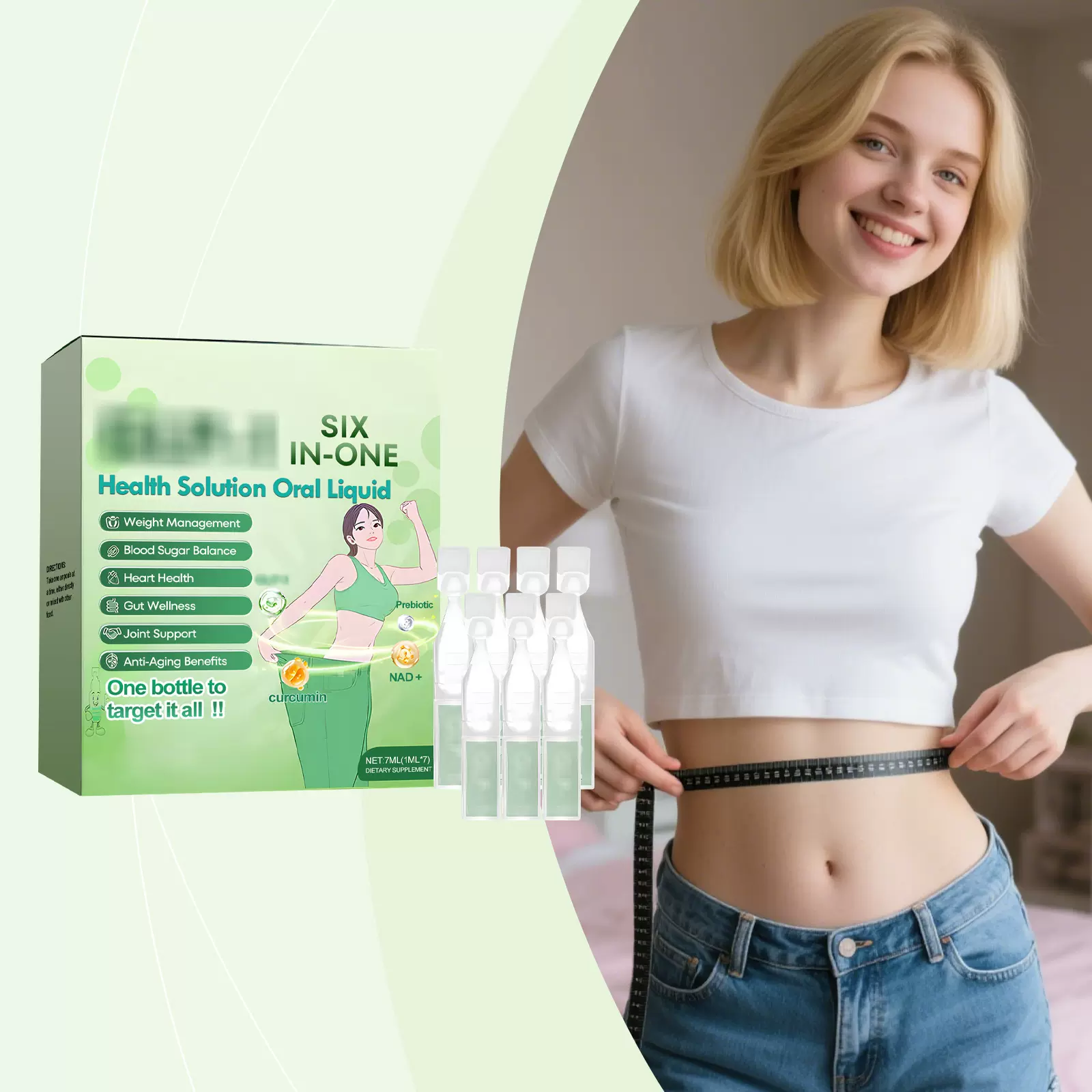 身体护理滴剂 温和滋养促进活力改善身体线条日常便携膳食补充剂