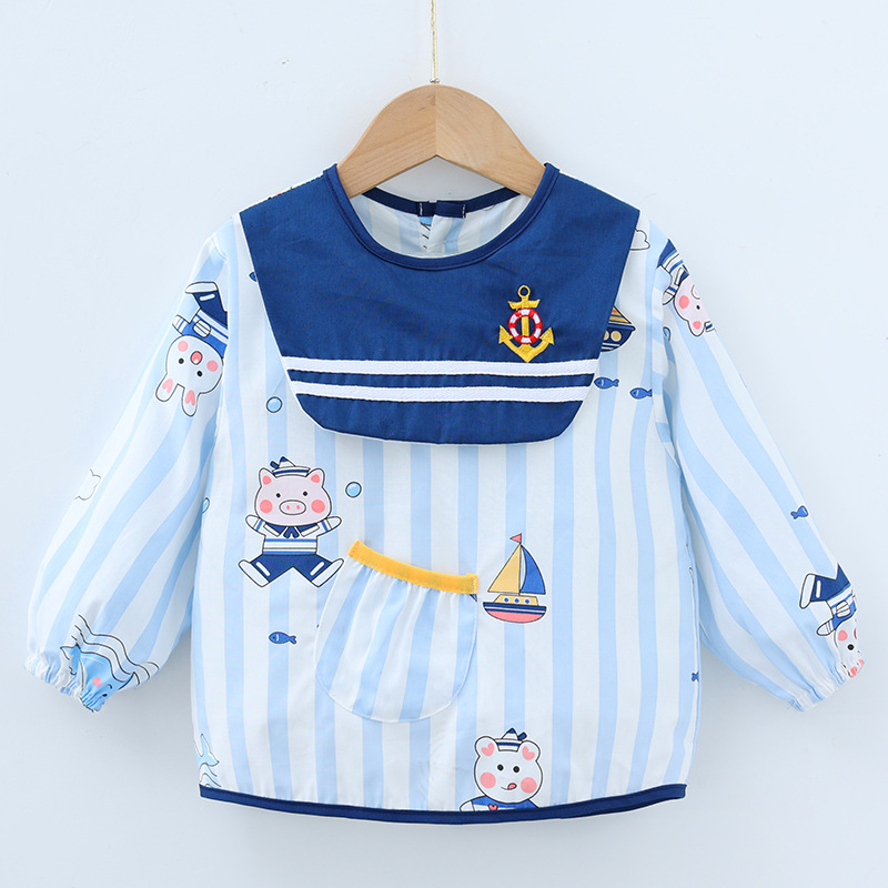 Pure cotton striped rabbit blue