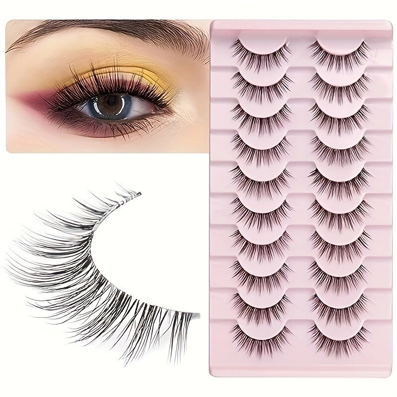 Extra Long Little Devil False Eyelashes 30D40D50D Single Cluster Eyelashes Russian Curls Longed Slanted Transparent Stem Peng Extra Long Little Devil False Eyelashes 30D40D50D Single Cluster Eyelashes Russian Curls Longed Slanted Transparent Stem Peng