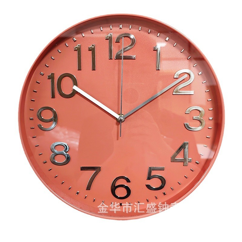 12 pulgadas 30CM moderno reloj de pared minimalista estereoscópico digital creativo reloj de pared redondo comercio exterior exportación fabricante de reloj de cuarzo