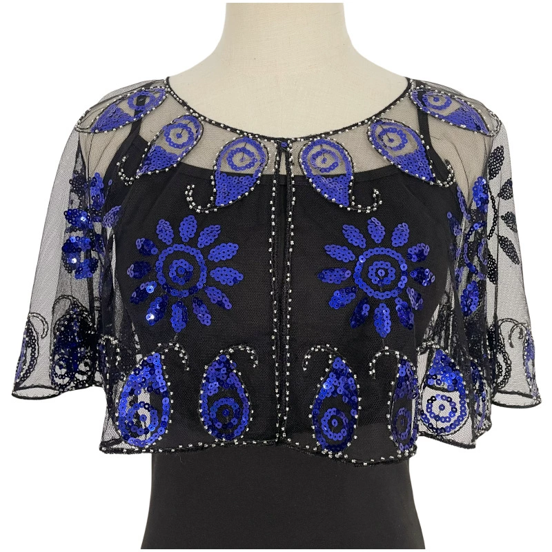 Свадебное платье, накидка, короткий жилет, тонкие ногтей sequins, жакет, (跨境交易) европейский стиль