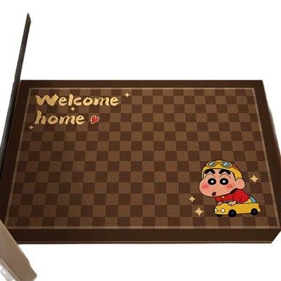 Entrance Door Mat, Cartoon Silk Loop Avtomobil döşəmə paspasları