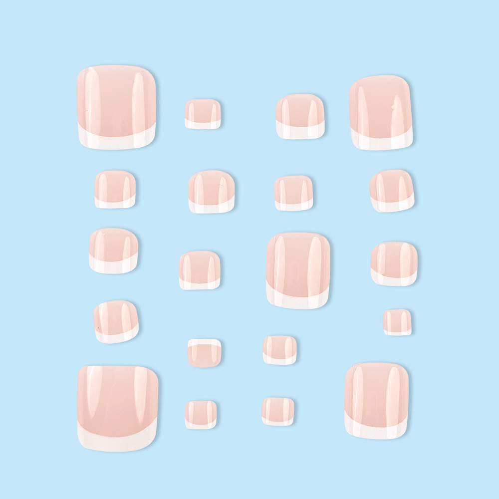 Desgaste de uñas de carne de uñas de color rosa pieza de uñas producto terminado fresco extraíble producto terminado al por mayor