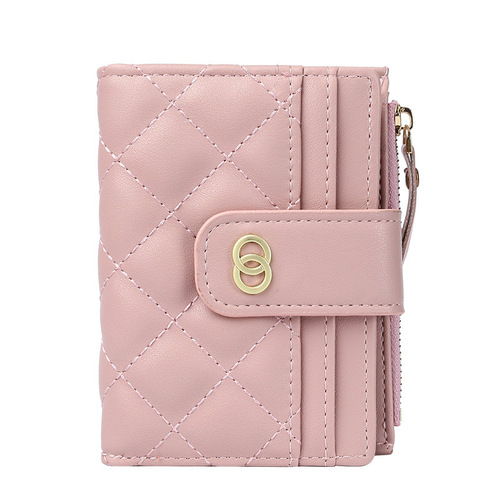  New Creative Zipper Coin Purse Korean Style Multi-Card Slot Student Wallet Fashion Short Wallet for Women