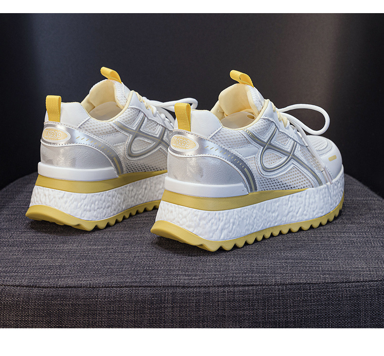 Giày sneaker nữ đế dày lưới thoáng khí phong cách thể thao — Xanh dương 5059, Tím 5059, Vàng 5059 chi tiết 29
