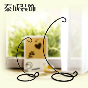 Micro landscape iron frame Barbie doll hanging basket micro landscape ornaments ecological glass bottle iron frame manufacturers spot wholesale