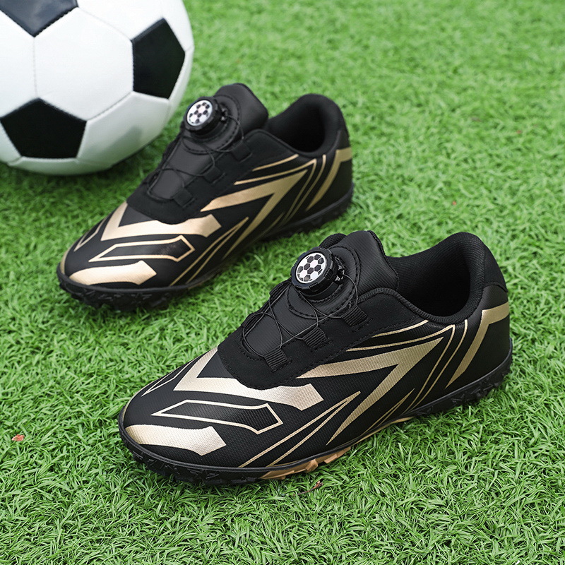 Baochuan nuevo zapato de fútbol transpirable para niños botón giratorio para niños TF clavos rotos zapatos de entrenamiento de fútbol transfronterizos image 7