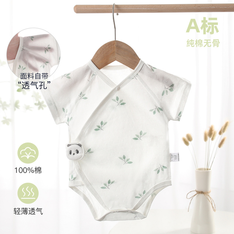 Baby Ass Clothes Aa Category Summer Thin Newborn Cotton Short-sleeved Body Clothes Baby Summer Clothes Cotton Monk Clothes Baby Ass Clothes Aa Category Summer Thin Newborn Cotton Short-sleeved Body Clothes Baby Summer Clothes Cotton Monk Clothes