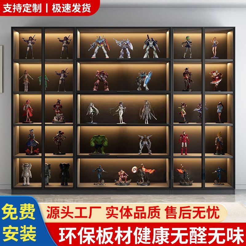 336收纳产品家用收藏玩具乐高陈列柜模型玻璃展示柜人积手办5