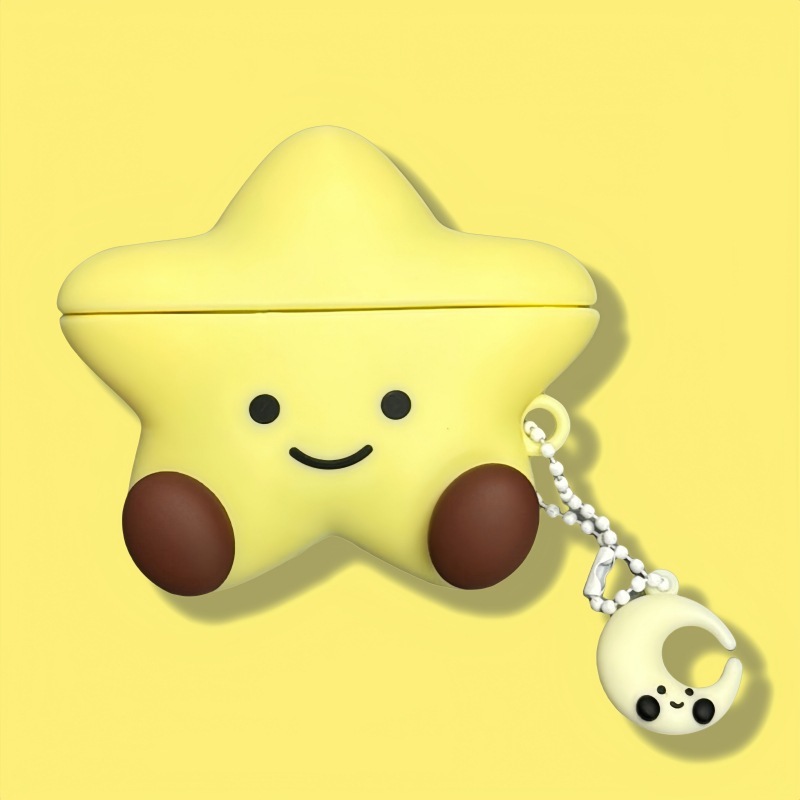 Apple Airpods4 Bluetooth ヘッドセット保護カバー Pro2/3 世代漫画シリコンソフトシェルかわいいパーソナライズされた倉庫に適しています|undefined