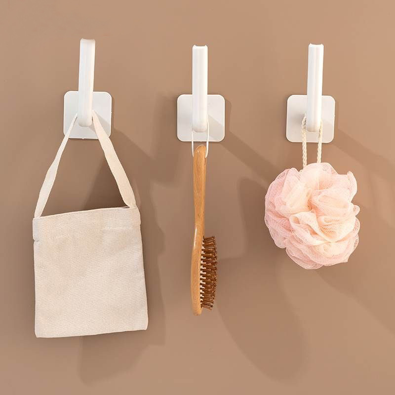 L-shaped Punch-free Hook Strong Adhesive Clothes Hanger Wall Hanging Wall Kitchen Household Multi-functional Traceless Hook