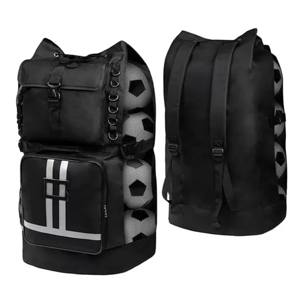 Cross-Border Football Bag Can Accommodate 14-16 Balls, Extra-Large Sports Equipment Storage Bag with Adjustable Shoulder Strap