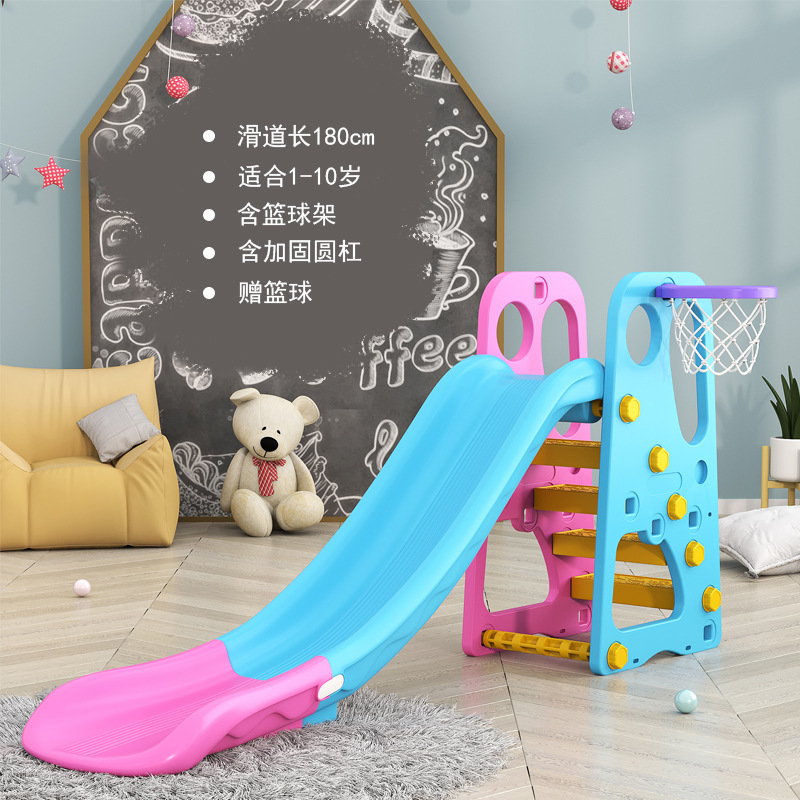 Juguetes de plástico engrosados para niños de 3 a 10 años pequeño hogar parque de atracciones interior hogar bebé bebé tobogán