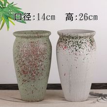 低价清仓粗陶多肉老桩法师悬崖复古缺口陶瓷花盆新款陶瓷花盆