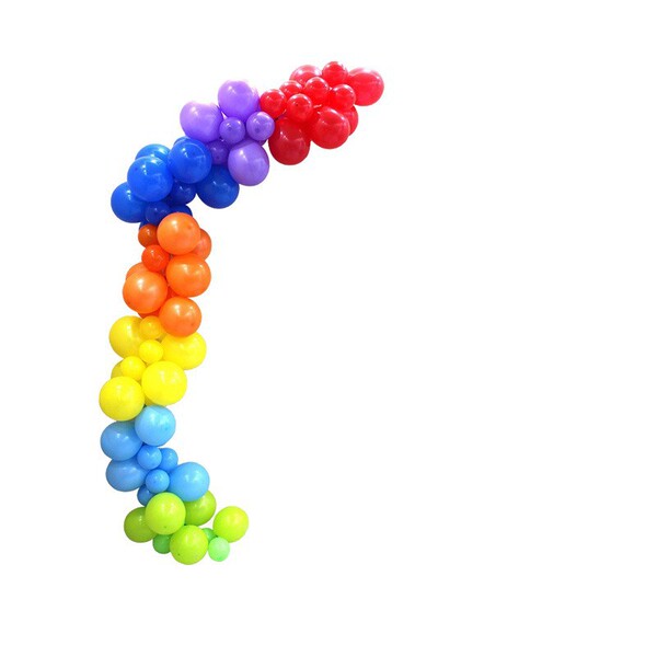 Rainbow balloon
