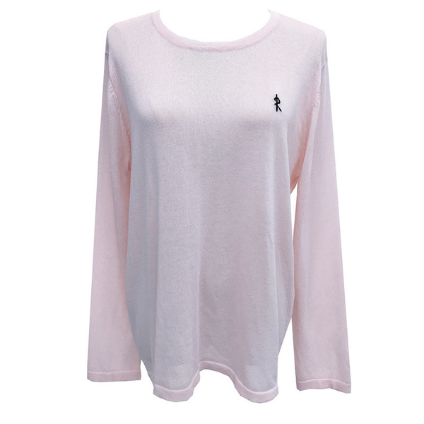 Fashionable summer light and thin breathable knitted sweater with a…