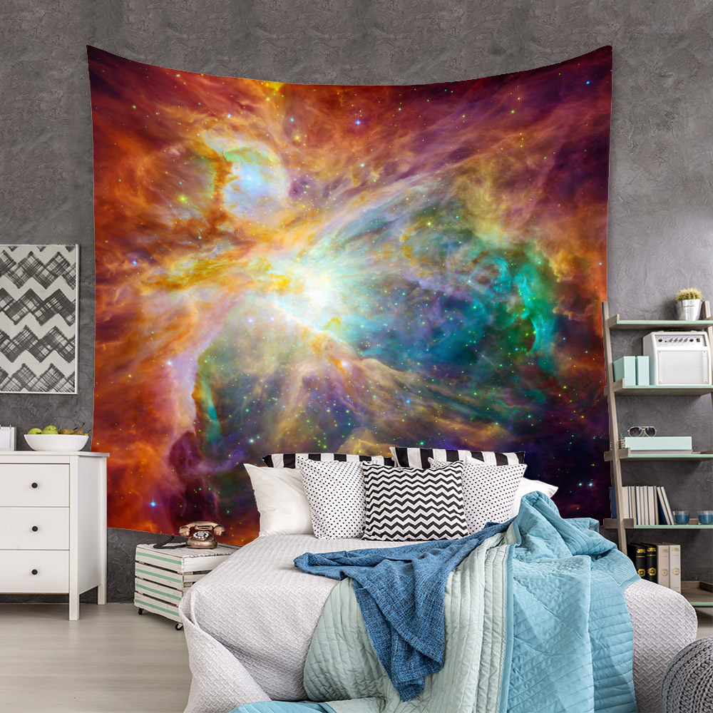 Fashion Universe Painting Wall Decoration Cloth Tapestry Wholesale Nihaojewelry display picture 109