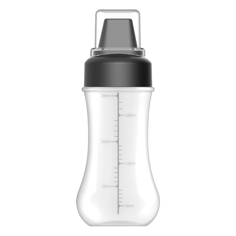 Salsa botella ensalada salsa de tomate squeeze botella salsa de cocina botella salsa de ostras squeeze botella miel sub-embalaje condimento botella tarro