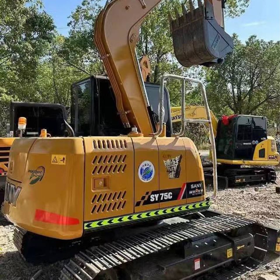 Exportación de comercio exterior de Guangdong Guangzhou Sany60 y 75 excavadoras nacionales de primera línea marca