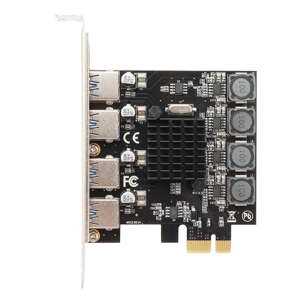 Карта расширения USB 3.0 на 4 порта, дешевый USB 3.0 роторная карта PCIe для настольного USB 3.0 расширения