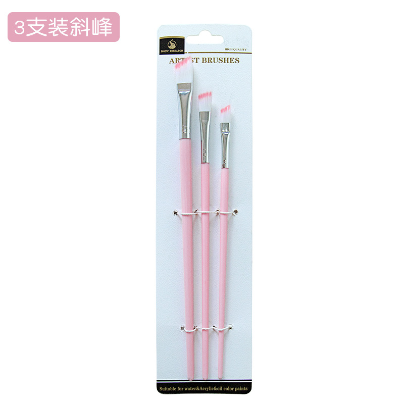 Cross-border arte pintura al óleo cepillo estudio formación estudiante pintura cepillo 6 traje cuerpo pintura acuarela cepillo