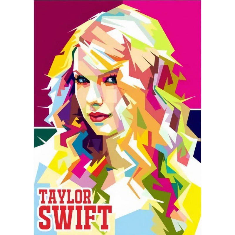 Pintura de Diamantes 5D, Diseño de Cantante Taylor, Pintura Decorativa DIY Hecha a Mano, Diamantes Redondos y Cuadrados, Éxito de Ventas en Amazon, Pintura de Diamantes Kpop