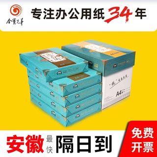 a4纸A4复印打印纸70g80g加厚办公用纸500张一包原木浆白纸纯木浆