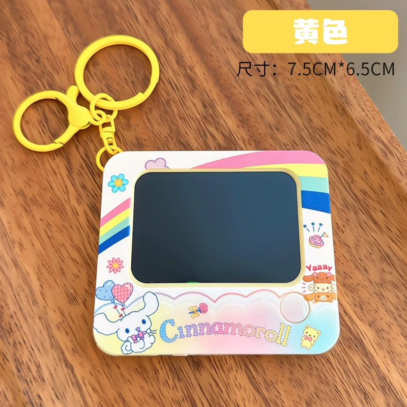 Cartoon drawing board, keychain, pendant, school bag for elementary school students, backpack accessory, graffiti, Birthday gift, wholesale