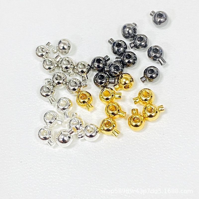 18K Real Gold Electroplating 0.3mm Pressure Cooker Classy Positioning Beads Jewelry DIY Accessories Manufacturers Wholesale
