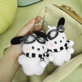 ins帕恰狗可爱公仔书包挂件毛绒创意情侣礼物钥匙牌卡通其他家