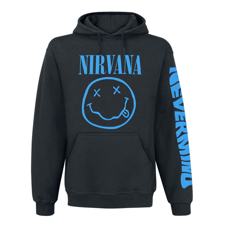 Nirvana Band Rock Nirvana Kurt Cobain Loose Hoodie Long Sleeve Sweatshirt Hip Hop Rock Band Nirvana Band Rock Nirvana Kurt Cobain Loose Hoodie Long Sleeve Sweatshirt Hip Hop Rock Band