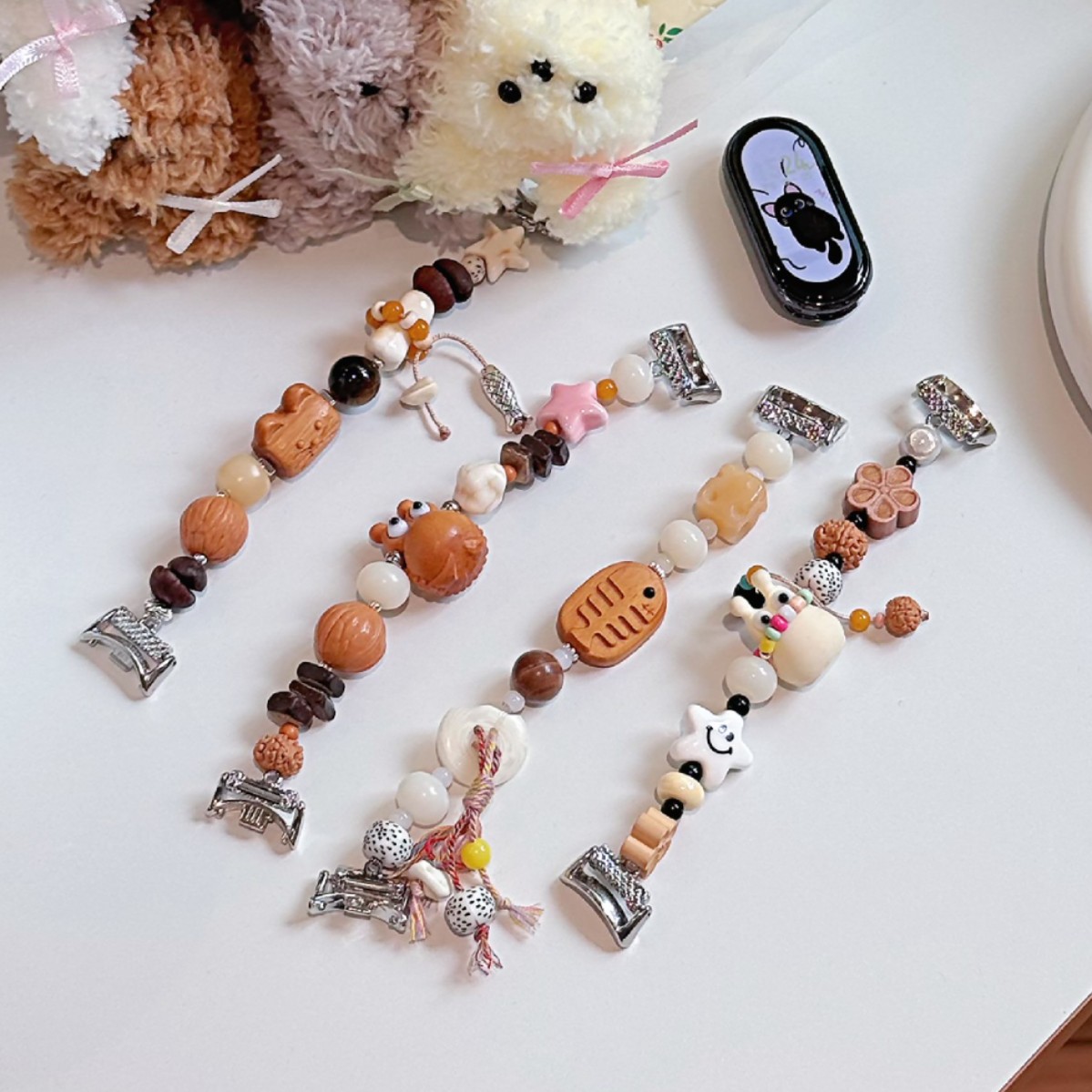 Bear Fun Time Watch Strap Is Suitable for Apple Iwatch123456789S10 Watch Wristband Apple Watch Strap