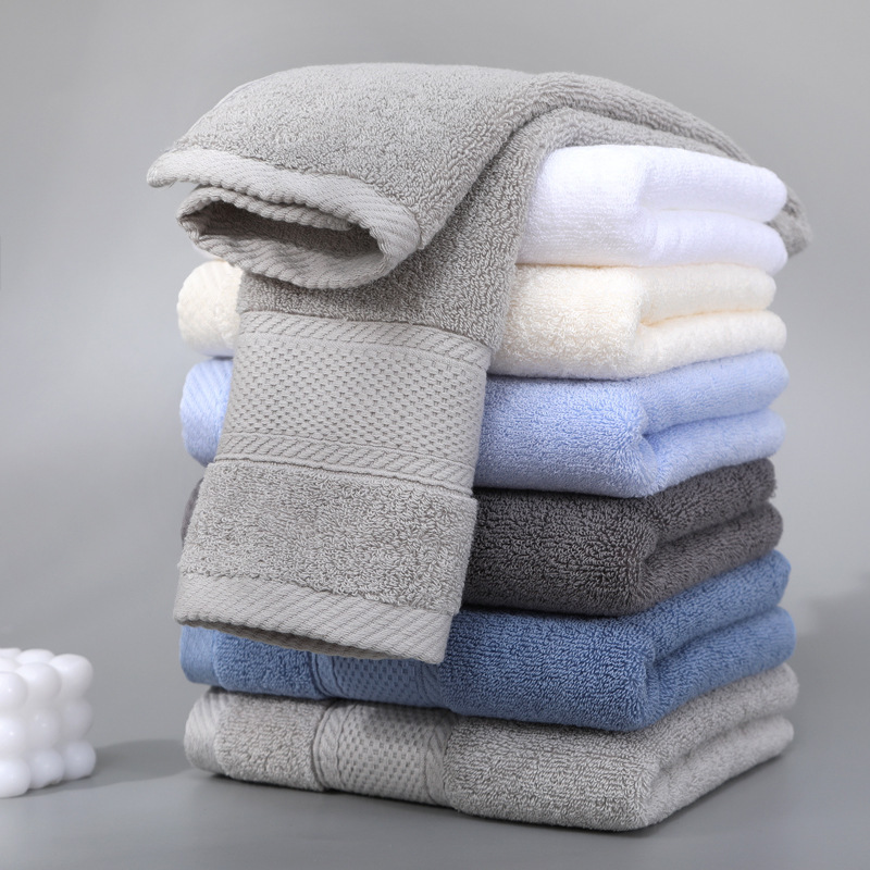 Gaoyang factory cotton towel 140g hotel supplies face towel business gifts padded towel cotton three-piece set