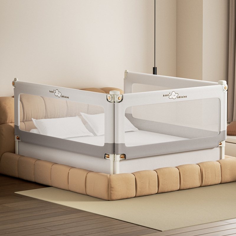 Bed Rail Guard for Babies, Anti-Fall Protection, Children's Bed Barrier, Bed Guardrail, Safety Protection Against Falling from Bed, No Installation Required, One Piece Available