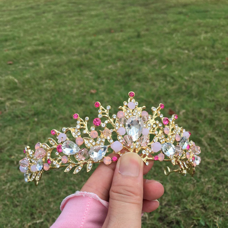 170g Weight Crown Hair Accessories Type 1 Piece Quantity Wedding, Engagement Occasion Alloy Material Crown Pattern All Seasons Season Women's Gender Plating Design Elegant, Streetwear Style Elegant Streetwear Women's Crown Alloy Plating Crown 12
