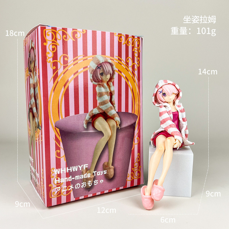 初音未来手办动漫水冰月美少女蕾姆花嫁穹妹二次元公仔模型摆件批|undefined