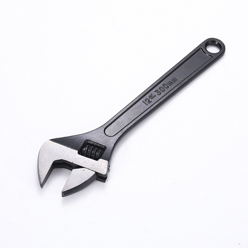 Manufacturer wholesale black adjustable wrench 8 inches 10 inches 12 inches 15 inches adjustable wrench Linyi Hardware Tools