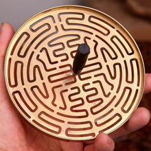 纯铜 香篆 纂香拓香印香模 12厘米香道用具品打拓大号香篆铜 提