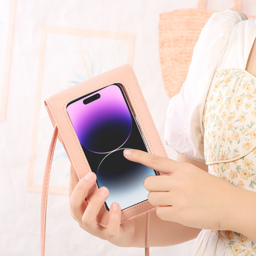  new touch screen mobile phone bag women's crossbody bag multi-functional cross-border Korean version vertical mobile phone bag small shoulder bag