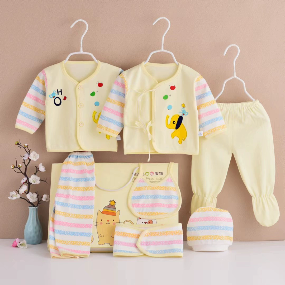 Plastic children's set for new born, sweater, combed cotton